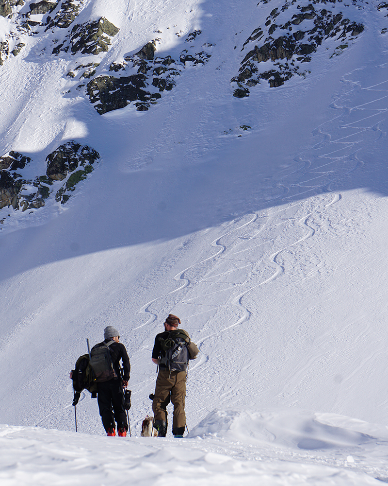 tristan et kélian en montagne